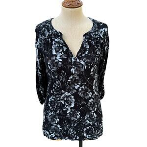 The Pioneer Woman Floral Peasant Top 3/4 Sleeves Woman's size Small